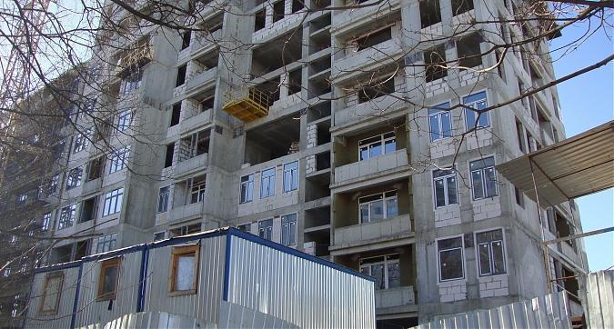 ЖК Счастье в Лианозово (Дом на Абрамцевской), фасадные работы,вид с ул. Абрамцевсой, фото -4 Квартирный контроль