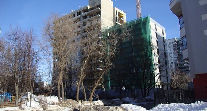 ЖК Счастье в Лианозово (Дом на Абрамцевской), фасадные работы,вид с ул. Абрамцевсой, фото -7 Квартирный контроль