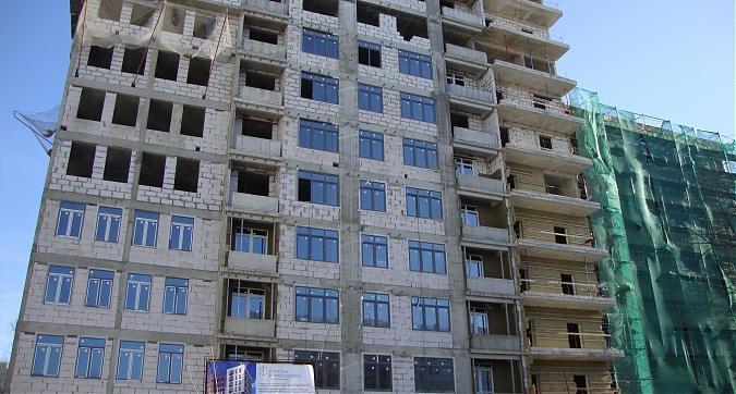 ЖК Счастье в Лианозово (Дом на Абрамцевской), фасадные работы,вид с ул. Абрамцевсой, фото -9 Квартирный контроль
