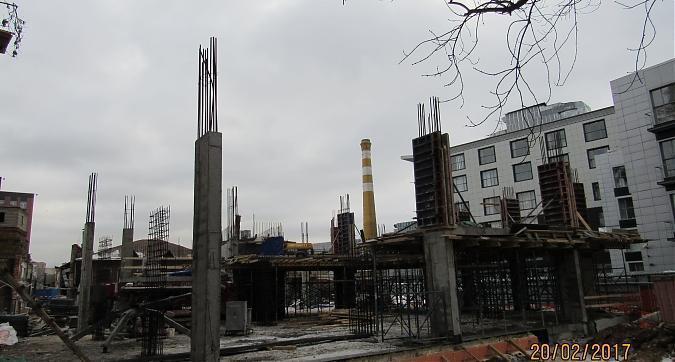 ЖК Резиденции композиторов (AFI residence Павелецкая),строительство Фитнес-клуба - вид со стороны Павелецкой набережной Квартирный контроль