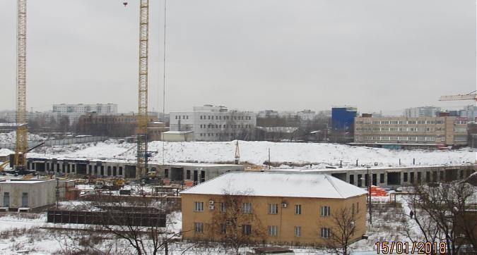 ЖК Полярная 25, корпус 1.1 - монолитные работы, вид с Полярной улицы, фото 1 Квартирный контроль