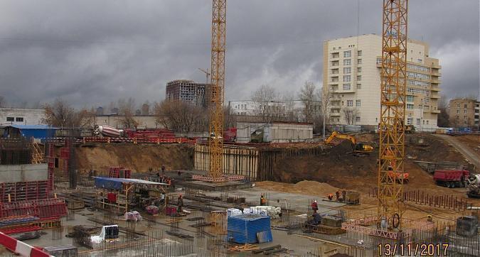 ЖК Серебряный парк (Паршина, 10) - монолитные работы, вид с улицы Паршина, фото 5 Квартирный контроль
