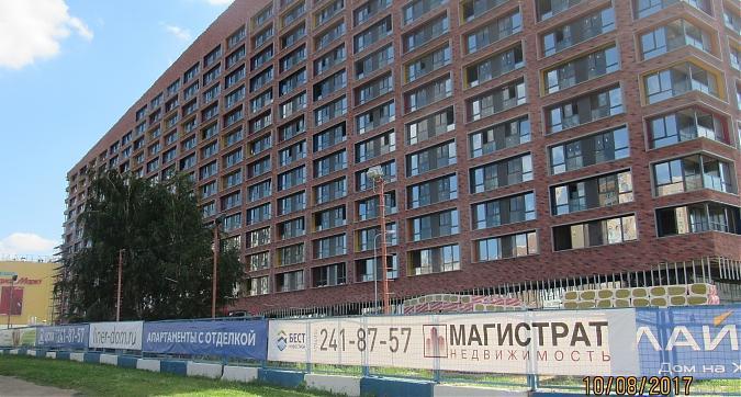 ЖК Лайнер (Комплекс апартаментов Лайнер) - вид на комплекс с улицы Авиаконструктора Микояна, фото 6 Квартирный контроль