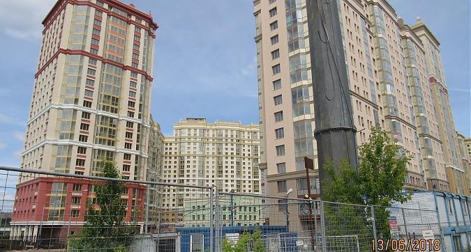 ЖК Мосфильмовский, 14-й корпус - монолитные работы, вид с Мосфильмовской улицы, фото 7 Квартирный контроль