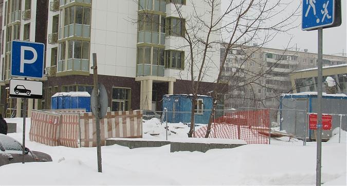 ЖК Счастье в Чертаново (Дом Притяжение. Лидер на Чертановской), вид с улицы Чертановской, строительная площадка,отделочные работы, фото - 3 Квартирный контроль