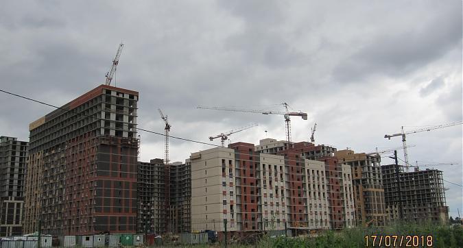 ЖК Пригород лесное, 2-й этап строительства - монолитные работы, вид с восточной стороны, фото 5 Квартирный контроль