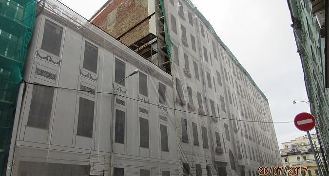 ЖК Полянка 44 - вид с 1-го Спасоналивковского переулка на особняк Мускат Квартирный контроль