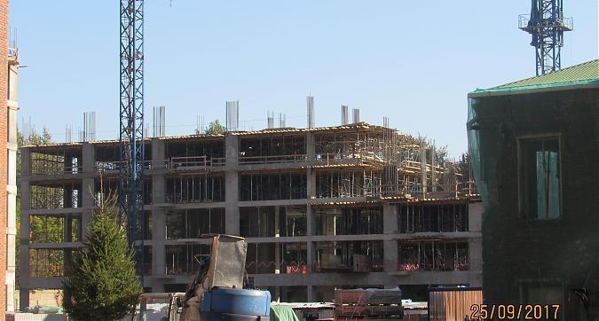 ЖК Резиденции композиторов (AFI residence Павелецкая), корпус 2.2 - монолитные работы на уровне 1-го этажа, вид со стороны Павелецкой набережной Квартирный контроль