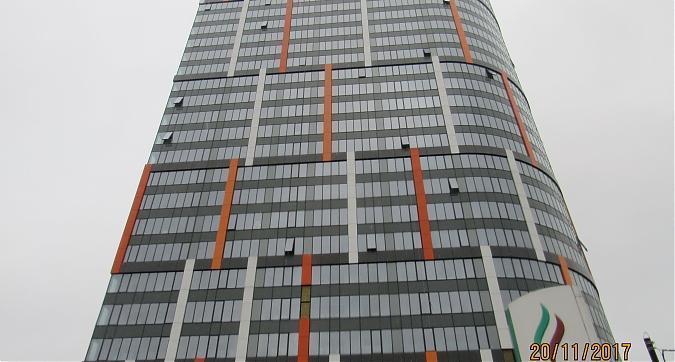 ЖК Мосфильмовская (Штаб-Квартира на Мосфильмовской) - вид с Мосфильмовской улицы, фото 3 Квартирный контроль