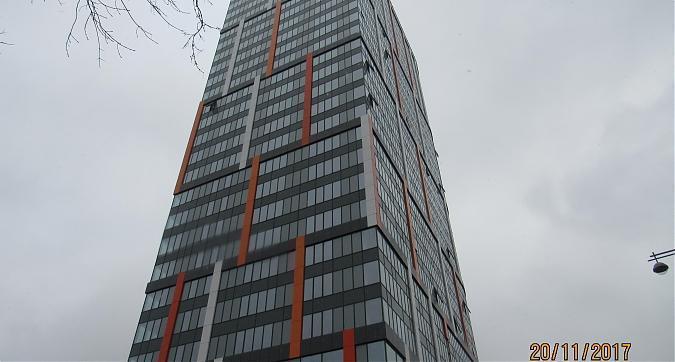 ЖК Мосфильмовская (Штаб-Квартира на Мосфильмовской) - вид с Мосфильмовской улицы, фото 6 Квартирный контроль