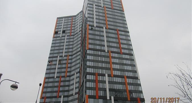 ЖК Мосфильмовская (Штаб-Квартира на Мосфильмовской) - вид с Мосфильмовской улицы, фото 7 Квартирный контроль