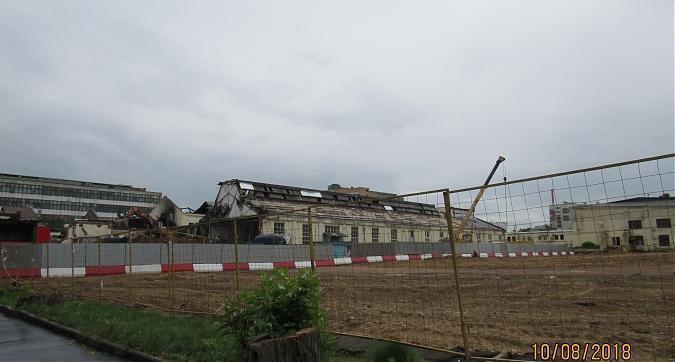 ЖК Семеновский парк, очистка территории под строительство - вид с Вольной улицы, фото 1 Квартирный контроль