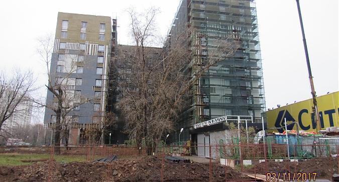 ЖК Отражение, фасадные работы - вид на комплекс с 12-го проезда Марьиной Рощи, фото 2 Квартирный контроль