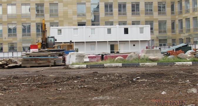 ЖК A-Residence, очистка территории -вид с Садовнического переулка, фото 2 Квартирный контроль