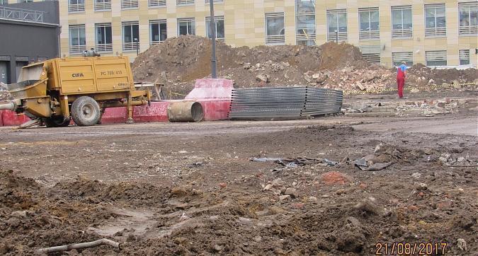 ЖК A-Residence, очистка территории -вид с Садовнического переулка, фото 3 Квартирный контроль