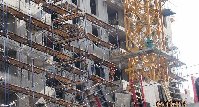 ЖК Вавилов Дом - монолитные работы, вид с улицы Вавилова, фото 6 Квартирный контроль