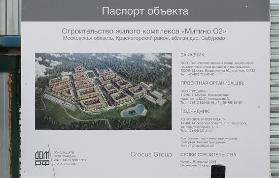 ЖК Митино О2, паспорт объекта, фото - 1 Квартирный контроль