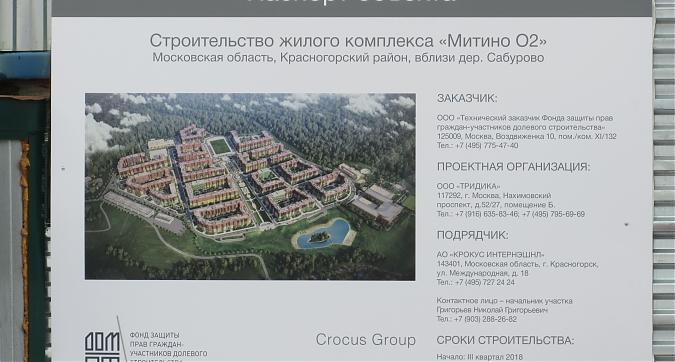 ЖК Митино О2, паспорт объекта, фото - 1 Квартирный контроль