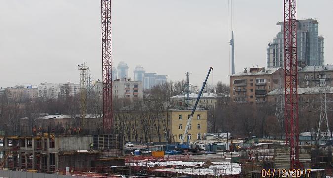 ЖК Западный порт, монолитные работы - вид со стороны Заречной улицы, фото 1 Квартирный контроль