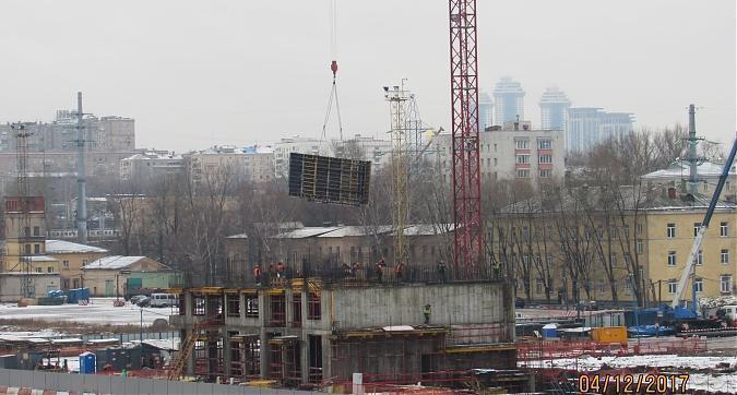 ЖК Западный порт, монолитные работы - вид со стороны Заречной улицы, фото 2 Квартирный контроль