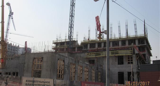 ЖК Маяковский - вид с Головинского шоссе на  1-й корпус Квартирный контроль