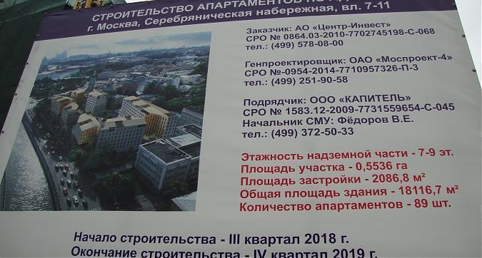 ЖК Титул, паспорт объекта, вид с Серебрянической наб., фото - 2 Квартирный контроль