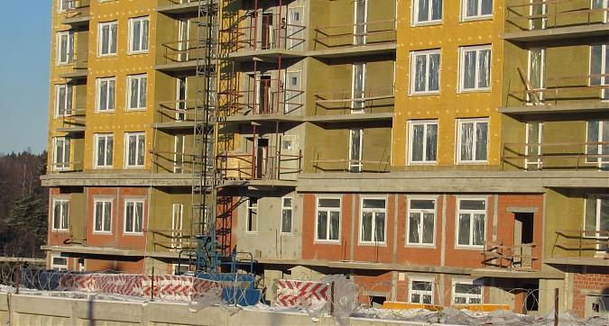 ЖК Изумрудные Холмы, корпус 17, вид с Бульвара Космонавтов, монолитно-фасадные работы, фото - 4 Квартирный контроль