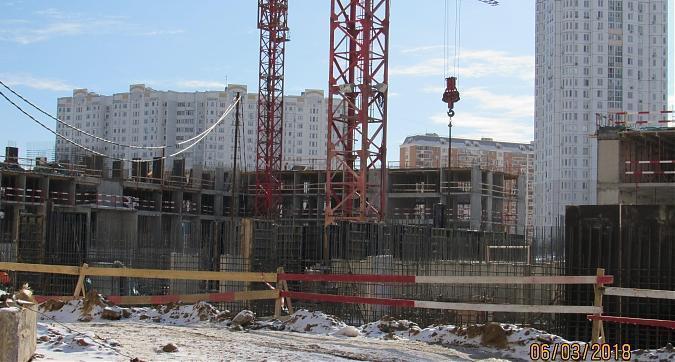 ЖК Влюблино, корпус 2.1, монолитные работы - вид с улицы Перерва Квартирный контроль