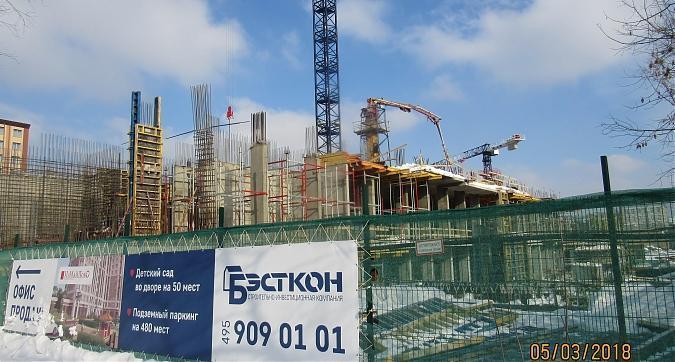 ЖК ИзМайЛовО, корпус А - монолитные работы, вид с Верхней Первомайской улицы, фото 1 Квартирный контроль