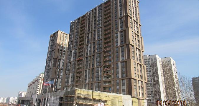 ЖК Пикассо - фасадные работы, вид с Мичуринского проспекта, фото 1 Квартирный контроль