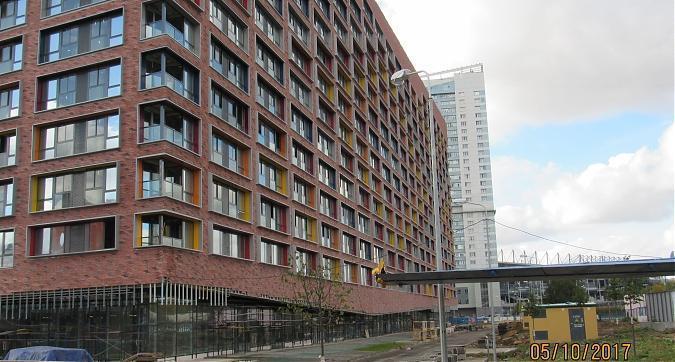 ЖК Лайнер (Комплекс апартаментов Лайнер), фасадные работы - вид с Ходынского бульвара, фото 6 Квартирный контроль