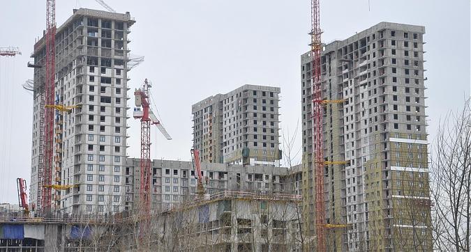 ЖК Оранж парк, 2-й корпус, вид с улицы Строителей Квартирный контроль