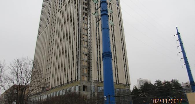 ЖК The MID, фасадные работы - вид с Ленинского проспекта, фото 7 Квартирный контроль