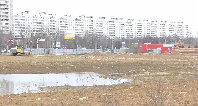 Строительная площадка ЖК Орехово-Борисово - вид с Каширского шоссе Квартирный контроль