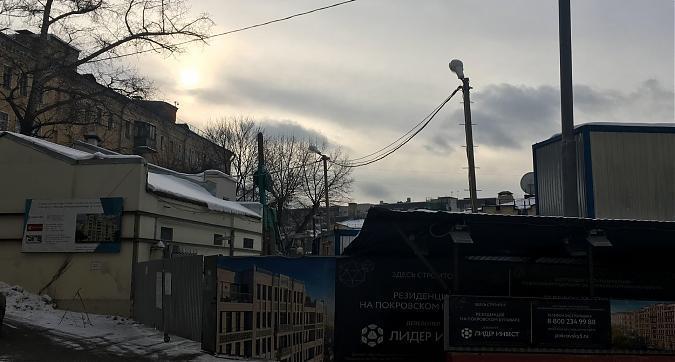 Комплекс апартаментов Резиденция на Покровском бульваре - вид с Казарменного переулка Квартирный контроль