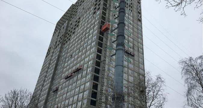 Вид с Ленинского проспекта на ЖК The MID Квартирный контроль
