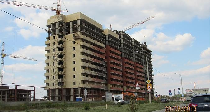 ЖК Лукино-Варино, корпус 48-8 - монолитные работы, вид с улицы Строителей, фото 1 Квартирный контроль