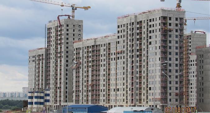 ЖК Город на реке Тушино - 2018 - вид на Квартал 2 с Проектируемого проезда №5484 Квартирный контроль
