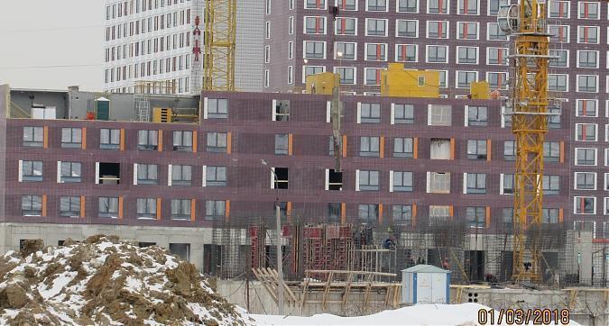 ЖК Измайловский лес (ЖК Озерный) - вид на корпус 2.1 с улицы станция стройка, фото 2 Квартирный контроль